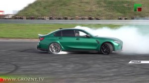 На автодроме "Крепость Грозная" прошла автомобильная дрифт-сходка