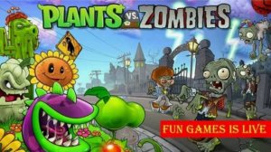 Зомби против растений. Битва на кладбище.