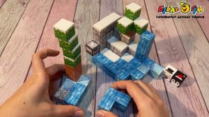 333826 Конструктор магнитный Lanson Toys Кубики северный полюс 66дет с 3лет