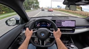 BMW 520i 2025 [2.0 л. hybrid 208 л.с.] POV Test Drive
