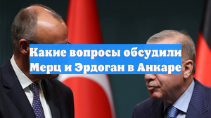 Какие вопросы обсудили Мерц и Эрдоган в Анкаре