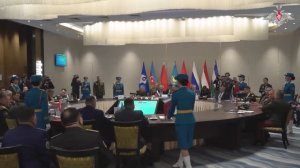 Участие Министра обороны РФ Андрея Белоусова в заседании СМО СНГ, 31 октября 2025 года