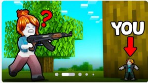 Роблокс папа и дочка прятки большие и маленькие