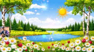 Белый день присел у речки...1с ВИДЕО ПЕСНЯ В ДУШУ