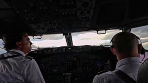 Работа экипажа.