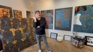 Вячеслав Глинский. В мастерской художника