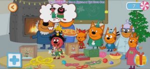 Три Кота Мультфильм Игра Зимние приключения