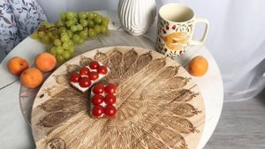 Сервировочная доска ЛИЛАВАТИ, манговое дерево, 45 см, 825381-1