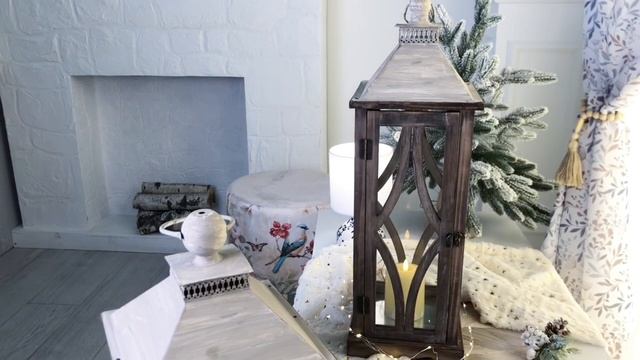 Набор подсвечников-фонарей ЯСЕНЕВЫЕ ДОМИКИ, дерево 35-50 см, 2 шт., 2020383