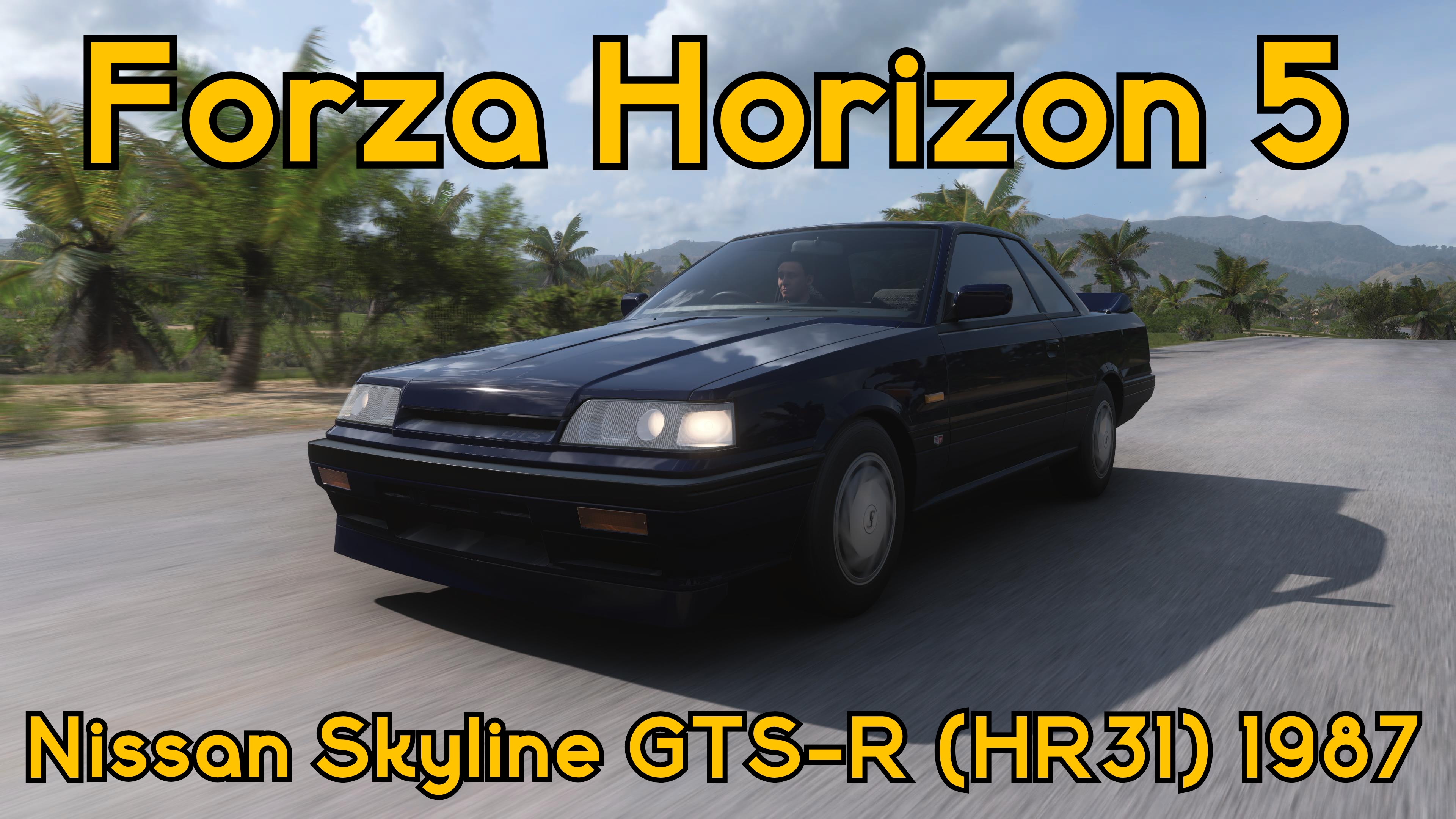 Японский герой прошлых лет возвращается! Nissan Skyline GTS-R (HR31) 1987 в Forza Horizon 5 🚗🔥