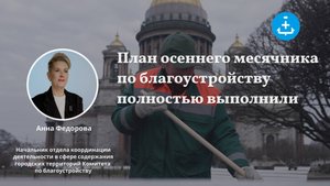 В Петербурге завершился месячник по благоустройству