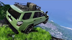 Аварии и провалы автомобилей на бездорожье #95 – BeamNG Drive