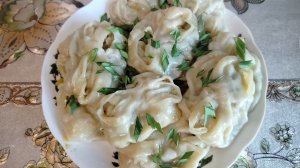 Блюда осени. Нежнейшие манты с тыквой и мясом, весь секрет в тексте.