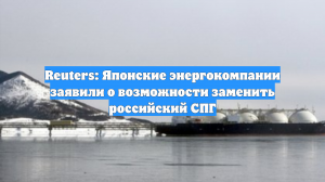 Reuters: Японские энергокомпании заявили о возможности заменить российский СПГ
