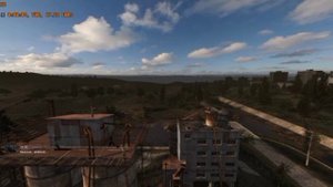 Окрестности Юпитера с птичьего полёта вечером  Stalker Anomaly 1 5 3 + Решейды красивая графика