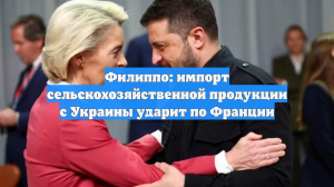 Филиппо: импорт сельскохозяйственной продукции с Украины ударит по Франции