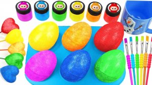 Мультики для малышей. Яркие яички, кисточки и сердечки слаймы. Мультики для детей смотреть онлайн