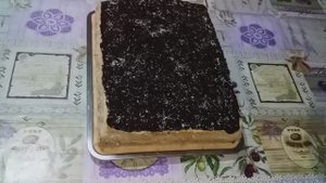 ИСПЕКЛА ОГРОМНЫЙ ТОРТ НА ДЕНЬ РОЖДЕНИЯ СЫНА !