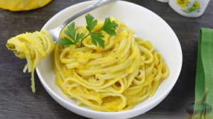 Макароны по-осеннему. СПАГЕТТИ СО СЛИВОЧНО-ТЫКВЕННЫМ СОУСОМ