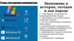 Экономика в истории, сегодня и для народа.