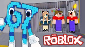 2 НУБА И ДЕВУШКА ПРО ДЕЛАЮТ ПОБЕГ ИЗ ТЮРЬМЫ 67 БРЕЙНРОТА БАРРИ В РОБЛОКС