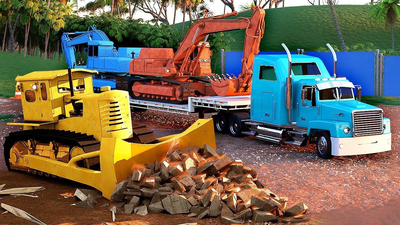 МУЛЬТИК МАШИНКИ ВИДЕО ПРО МАШИНКИ СТРОЯТ НОВУЮ ШКОЛУ МУЛЬТФИЛЬМЫ ЦВЕТНЫЕ МАШИНКИ ИГРУШКИ МАШИНКИ