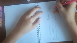 рисую нового персонажа!!!