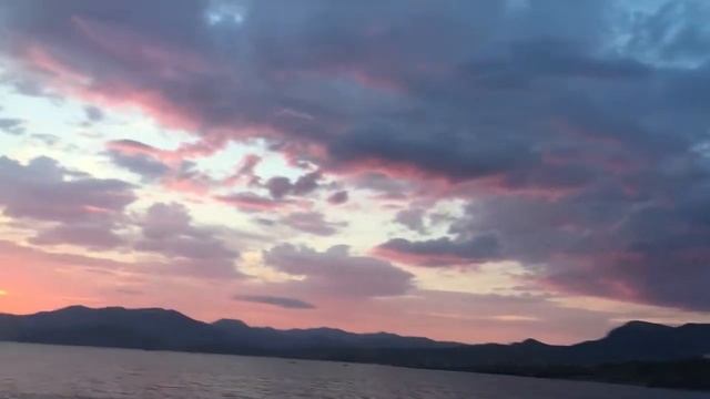 Меганом, закат