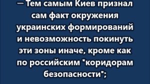 Заявление представителя МИД Украины Георгия Тихого -  признание катастрофичности ситуации для ВСУ