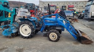 Японский трактор с куном Mitsubishi M1850FD - 19 л.с., во Владивостоке, тел. 8-914-792-77-71