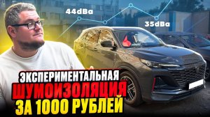 Шумоизоляция За 1000 рублей На Changan CS55 Plus