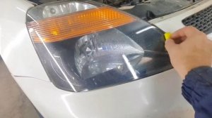 Город Братск. DENAUTO BRATSK. Полировка фар автомобиля Хонда Стрим с нанесением керамики