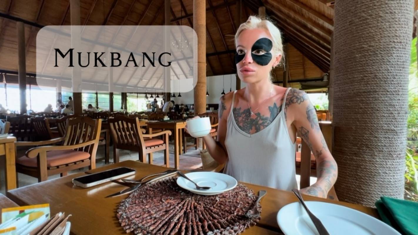 Breakfast Mukbang ☕🍳 Что подают на завтрак в Medhuhufushi Island 🍽️ Resort Завтрак с опухолью