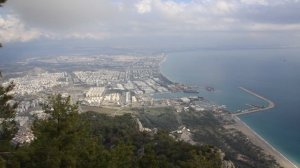 Анталья. Гора Тюнектепе с обзорной площадкой. Виды на окрестные горы, море и город Анталью!