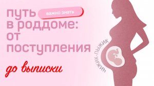 ПУТЬ В РОДДОМЕ / ОТ ПОСТУПЛЕНИЯ ДО ВЫПИСКИ // полезно