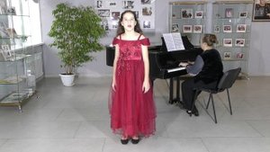 Масленкина Аделина. Средняя группа А. Р.н.п. в обработке С. Погребова "Пряха"