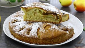 Осенью обязателен. ЯБЛОЧНЫЙ ПИРОГ НА МОЛОКЕ