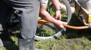 Прицепное устройство для велотележки