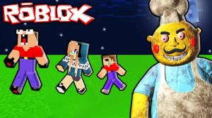 2 НУБА И ДЕВУШКА ПРО БЕГУТ ОТ МИСТЕРА МИКСА В РОБЛОКС ХОРРОР