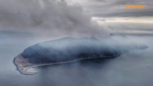 Тушение пожара на острове Недоразумения продолжается