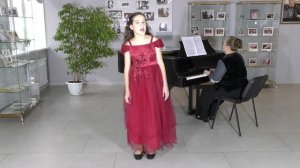 Масленкина Аделина. Средняя группа А. Ц. Кюи, сл. Панова "Тучка"