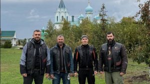Православный мотопробег мотоклуба "Ночные Волки" отделение Кубань посетили женский монастырь