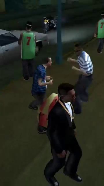 GTA: San Andreas - npc battle Part #54 (←hmost vs hmyst→)