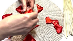 Инструкция по сборке розы из атласных лент