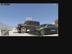 Mercedes-Benz CLS 55 AMG vs UAZ 3159 GTA V УАЗ БАРС 3159 Mods супер гонка на джипе и спорт каре