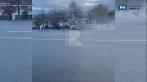 В Рязани задымилась маршрутка