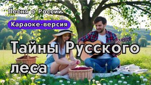 "Тайны Русского леса"-Песня о русском лесе| Гимн природе России и просторам Родины | Версия караоке