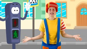 Пешеходный Светофор - Кукутики песенки для малышей - Учимся переходить дорогу