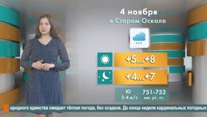 Погода в Старом Осколе на 4 ноября
