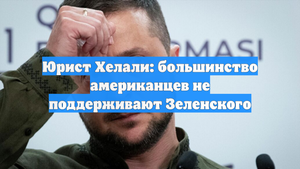 Юрист Хелали: большинство американцев не поддерживают Зеленского